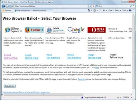 La Unión Europea está contenta con Microsoft y su Windows 7