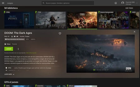 GeForce NOW en Steam Deck GeForce NOW en Steam Deck