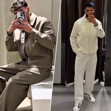 Los chicos más majos están cambiando el traje por este conjunto viral de Zara que es más cómodo y moderno que el 'tan suit' de verano 