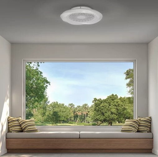 Este ventilador de techo “inteligente” con luz que se controla por el móvil, ahora a un precio irresistible en Leroy Merlin