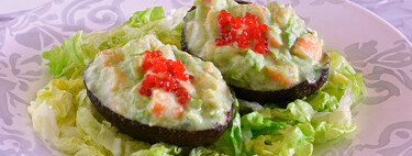 Aguacates rellenos, receta fácil de Navidad