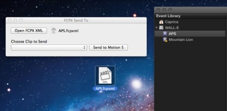 FCPX Send To Motion, envia tu proyecto de Final Cut Pro X a Motion 5