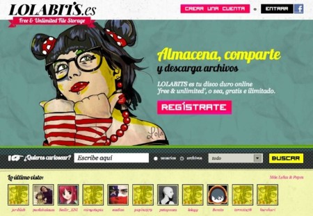 Lolabits, una curiosa comunidad para subir y compartir contenido ilimitado