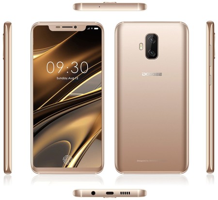 Frontal de iPhone X, trasera de Galaxy S9 y lector de huellas bajo la pantalla: así será el Doogee V