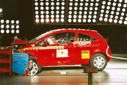 Opel Corsa - EuroNCAP frontal