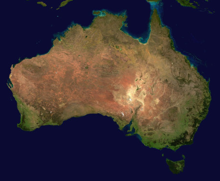 Australia se mueve 1,8 metros al norte para adaptarse a los coches autónomos