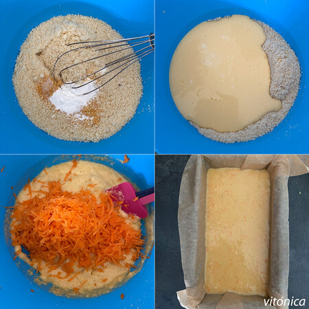 bizcocho zanahoria keto