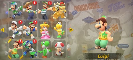 Skins Luigi Mario Kart World