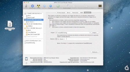 Instalación OS X Mountain Lion