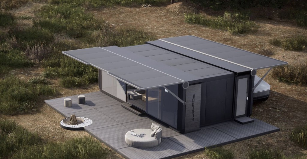 El hogar del futuro ha llegado. Esta casa se puede llevar de un sitio a otro y además cambia de tamaño usando el móvil 