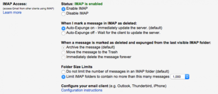¿Usas Gmail en algún cliente de correo con IMAP? Revisa antes estos cinco ajustes de la web oficial