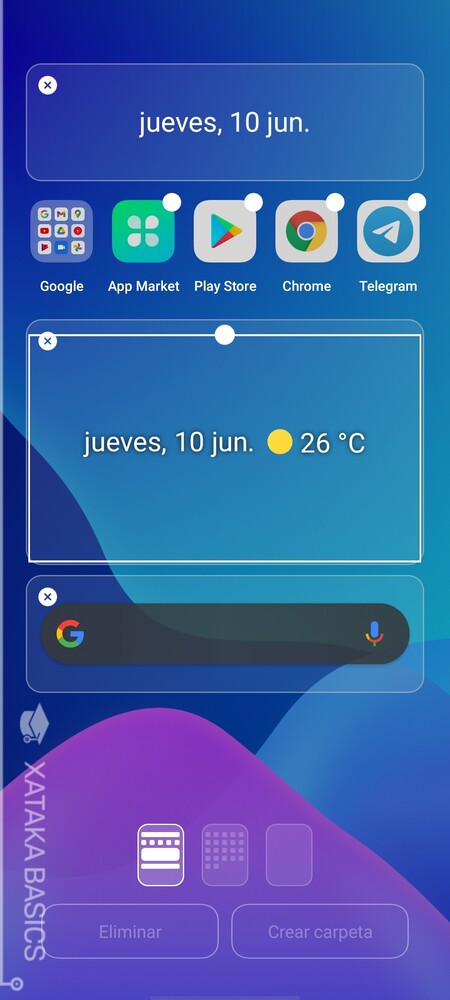 Modifica Widgets