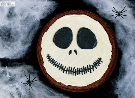 Tarta de chocolate Jack Skellington: receta de Halloween