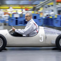 Este Auto Union Typ C a escala está impreso en 3D