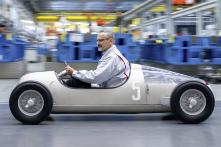 Este Auto Union Typ C a escala está impreso en 3D