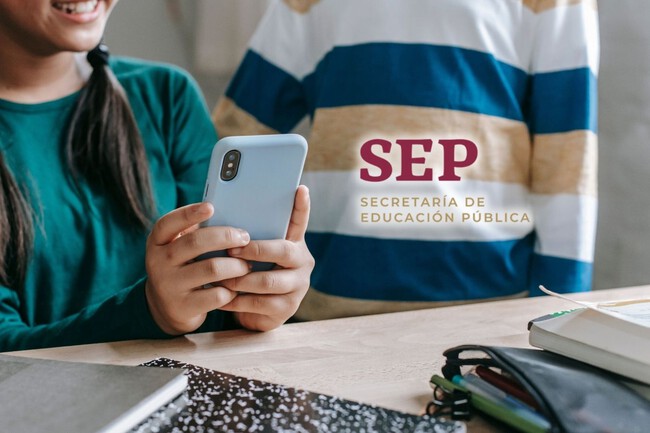 Celulares Escuelas Ninos Sep