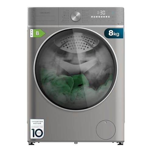 Cecotec Lavadora Secadora 8-5Kg Bolero Wash&Dry 8590 Inverter Steel Max