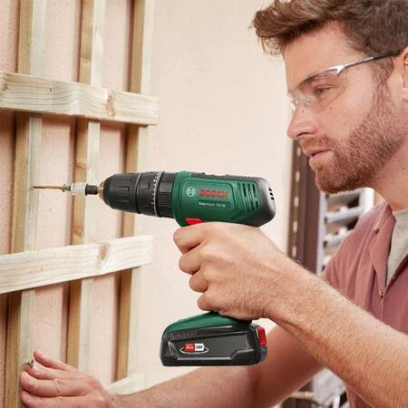 Bosch taladro percutor a batería EasyImpact 18V-38 (1 batería de 2,5 Ah; sistema de 18 V; en maletín de transporte)