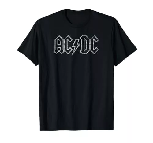 AC/DC Rock Music Band Jagged Logo Camiseta