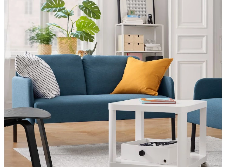 Sofá de 2 plazas, Knisa azul