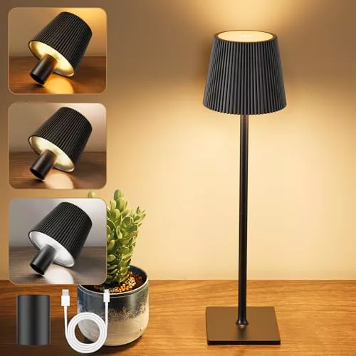 YICAIZI Lampara de Mesa LED Inalámbrica 