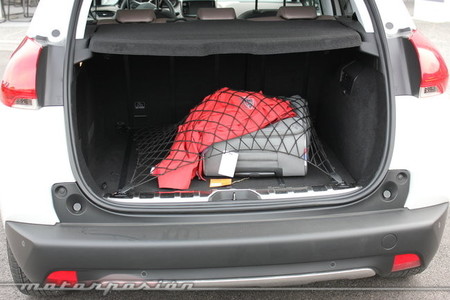 Peugeot 2008, maletero