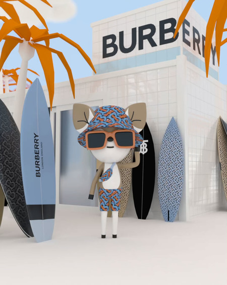 Burberry también apuesta por los videojuegos y presenta su colección de verano 'B Surf'