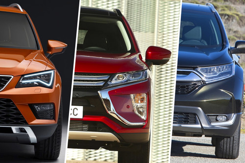 Mitsubishi Eclipse Cross vs. SEAT Ateca vs. Honda CR-V: ¿Cuál C-SUV turbo conviene más?