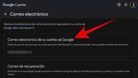 Correo Cuenta
