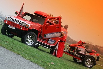 El Hummer H2 de Papá Noel