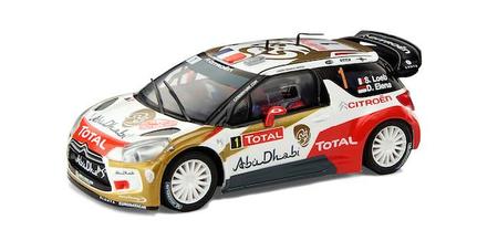 Ahora puedes incorporar a tu Scalextric el Citroën 'Abu Dhabi' de Loeb