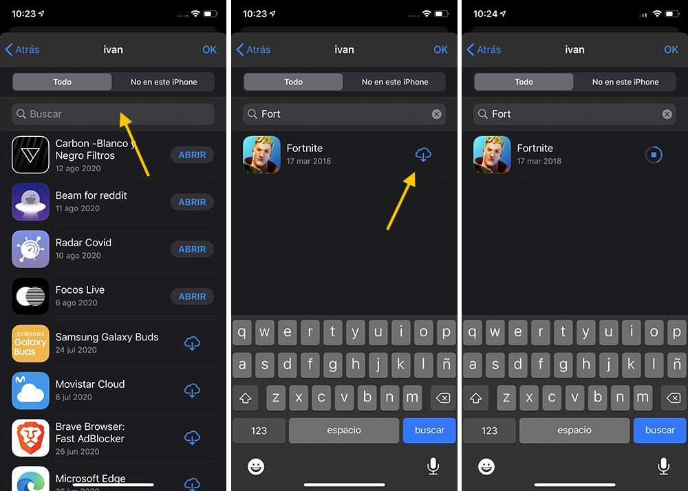 Cómo volver a instalar Fortnite en un iPhone o iPad si ya lo instalaste en el pasado