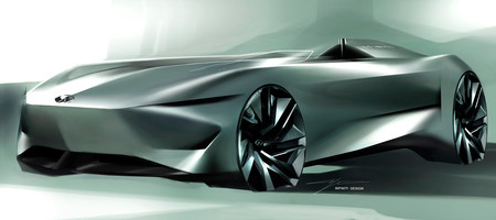 Infiniti Prototype 10, el escultural speedster eléctrico que la marca ha preparado para Pebble Beach