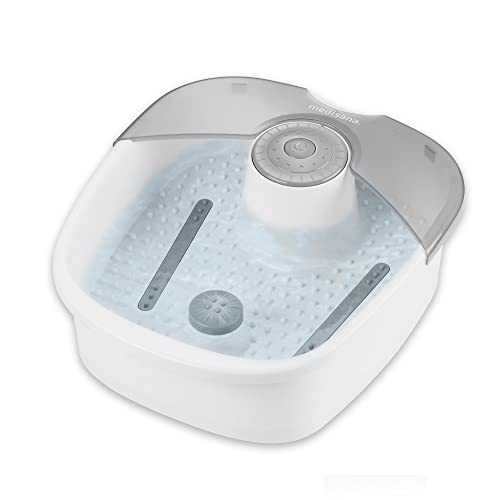 medisana FS 881 Spa de pies, Refelxología agradable, Baño de pies con masaje, Bañera de pies, Masajeador de pies con vibración, Hasta talla de zapato 44