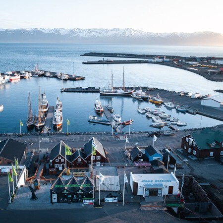 El Puerto De Husavik En El Nordeste Del Pais C Visit Husavik