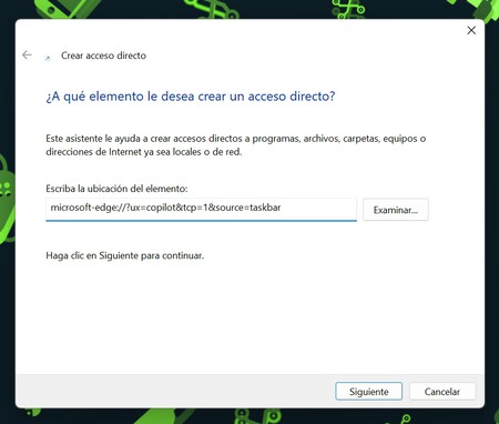 Configura Acceso Directo