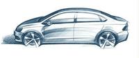 Volkswagen Polo Sedán, el boceto "oficial" se deja ver