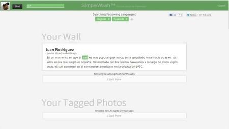 SimpleWash, servicio en línea para eliminar imágenes y publicaciones no deseadas de Facebook