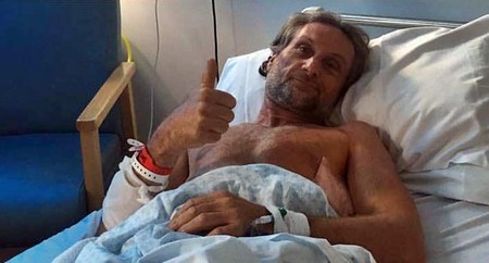 Un pulmón perforado y varias fracturas: Carl Fogarty hospitalizado tras una violenta caída