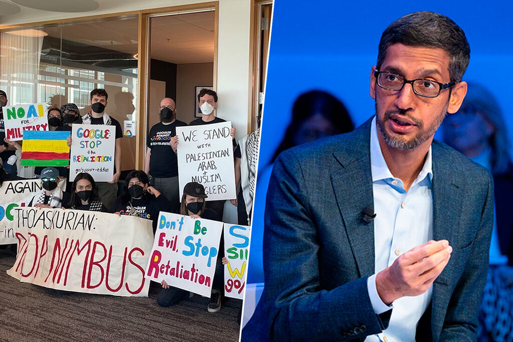 Google despidió a 28 empleados por manifestarse contra Israel. Sundar Pichai tiene clara su posición: 