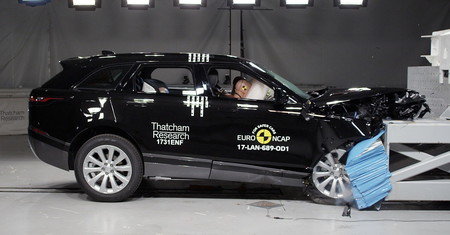 El Range Rover Velar se convierte en uno de los SUV más seguros que haya evaluado Euro NCAP
