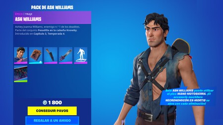 Ash Williams Fortnite
