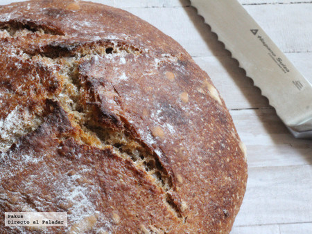 Pan cateto con masa madre. Receta