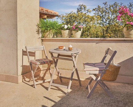 Conjunto Sillas Y Mesa Plegable Corfu
