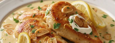 Pollo cremoso al ajo y limón listo en 30 minutos: receta fácil, aromática y perfecta para lucirte