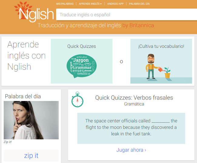 Nglish De Britannica Traductor Ingles Espanol Y Aprendizaje De Ingles