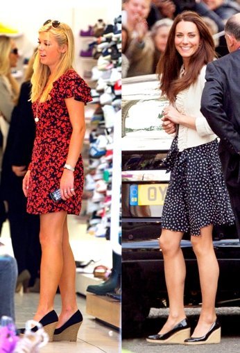 Chelsy Davy, la novia del príncipe Harry, tras los pasos (y nunca mejor dicho) de Kate Middleton
