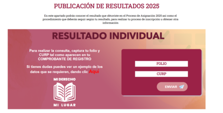 mi derecho mi lugaar 2025 resultados