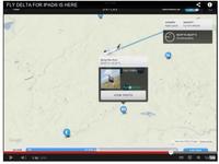 Aplicaciones viajeras. Volar con Delta : wifi a bordo y suelo de cristal 