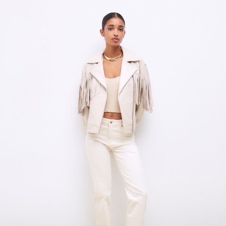 Chaqueta con flecos Tintoretto